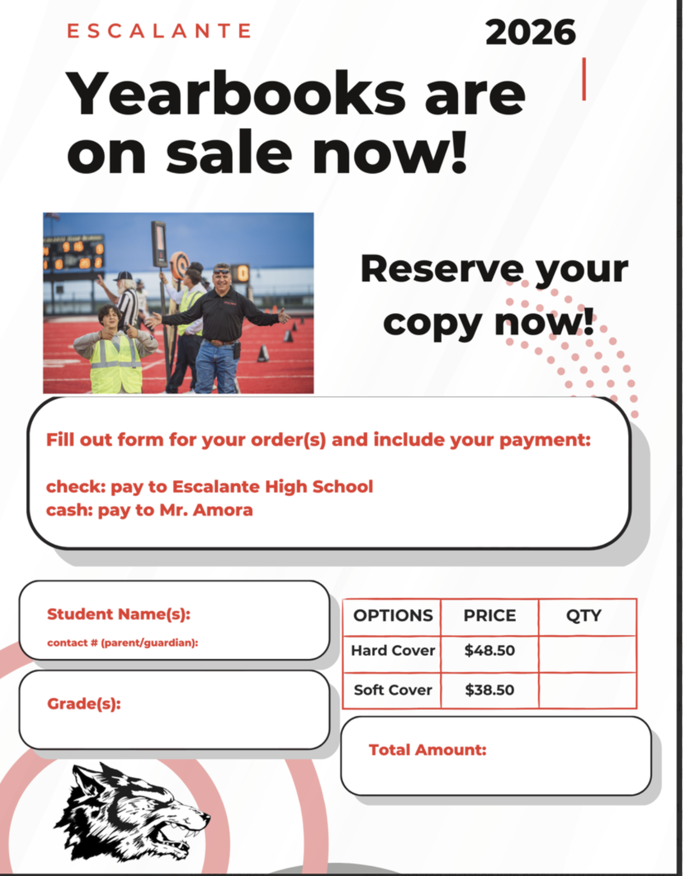 Yearbooks are on sale now